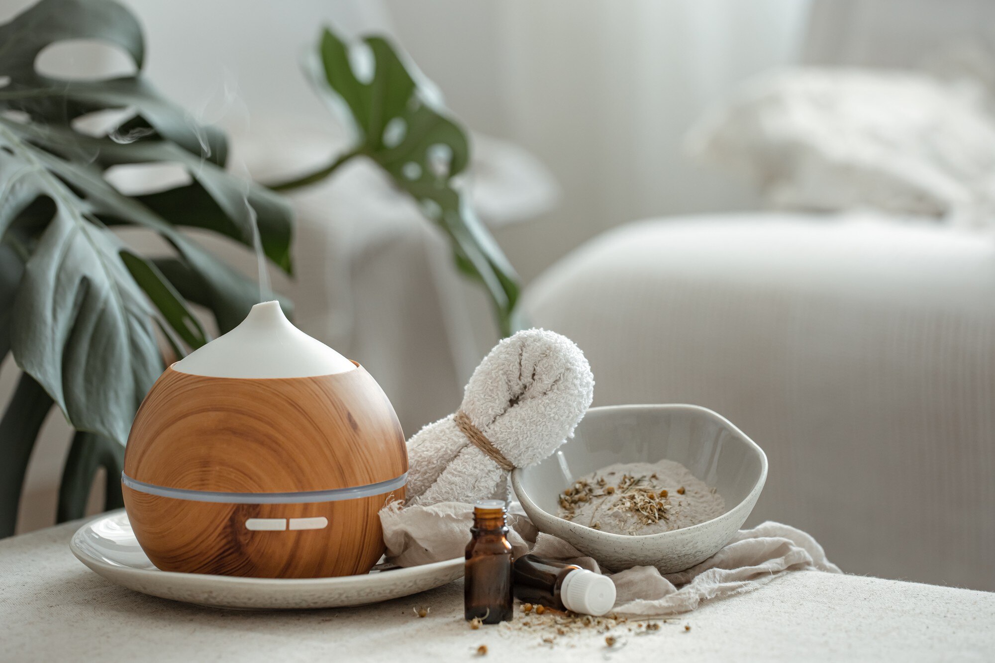Óleos essenciais usados em aromaterapia